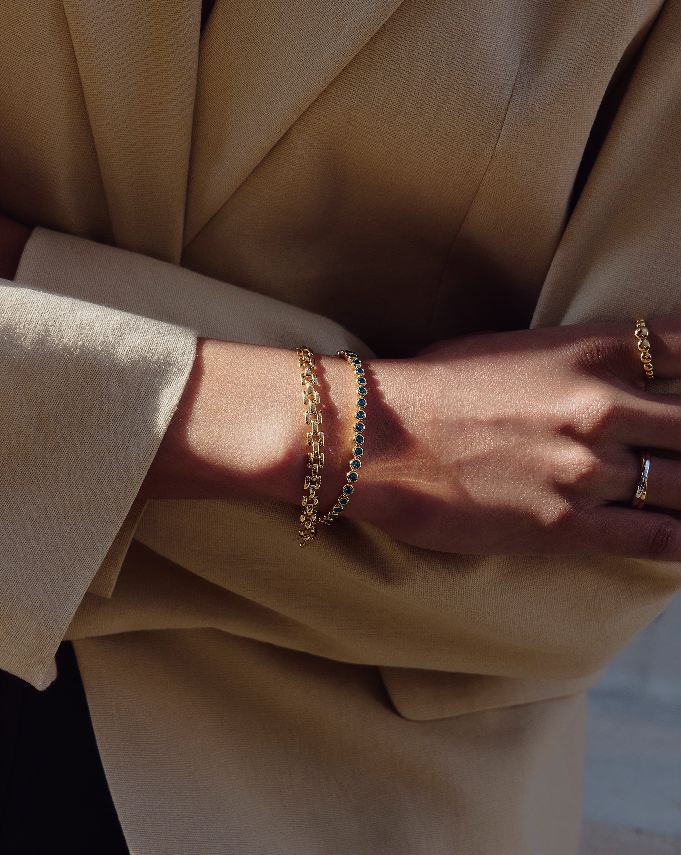 Timepiece Link Chain Bracelet | 18k Gold Plated Bracelets Missoma 