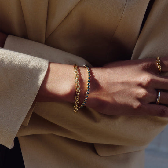 Timepiece Link Chain Bracelet | 18k Gold Plated Bracelets Missoma 