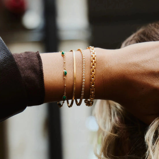 Timepiece Link Chain Bracelet | 18k Gold Plated Bracelets Missoma 