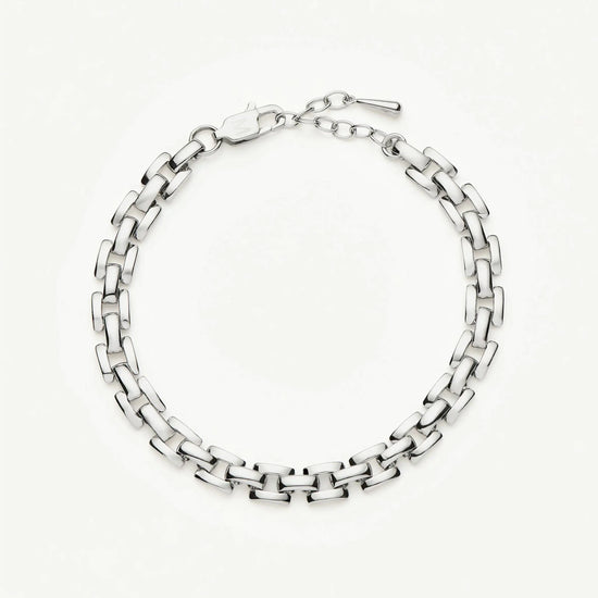 Timepiece Link Chain Bracelet | Platinum Plated Bracelets Missoma 