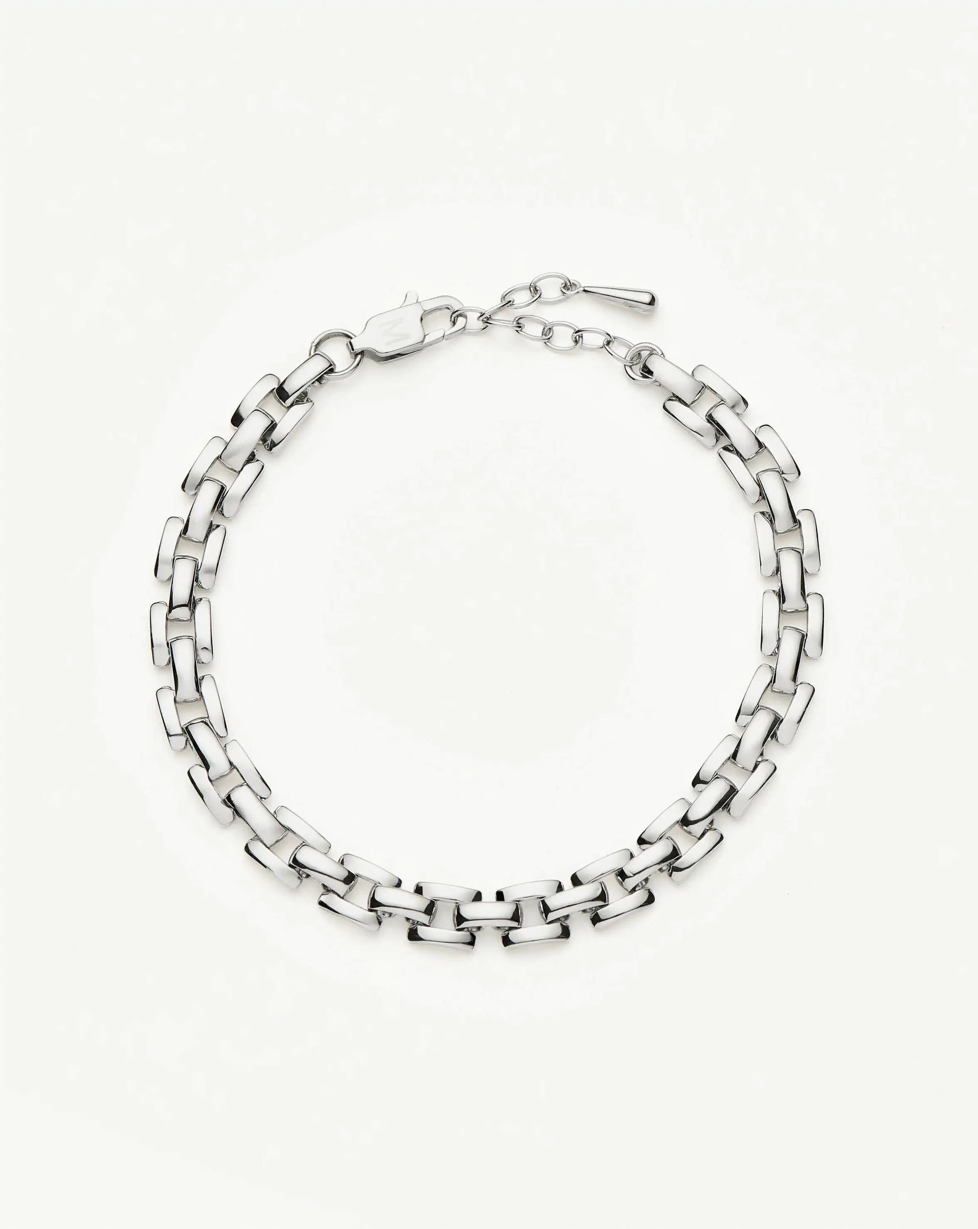 Timepiece Link Chain Bracelet | Platinum Plated Bracelets Missoma 