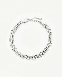 Timepiece Link Chain Bracelet | Platinum Plated Bracelets Missoma 