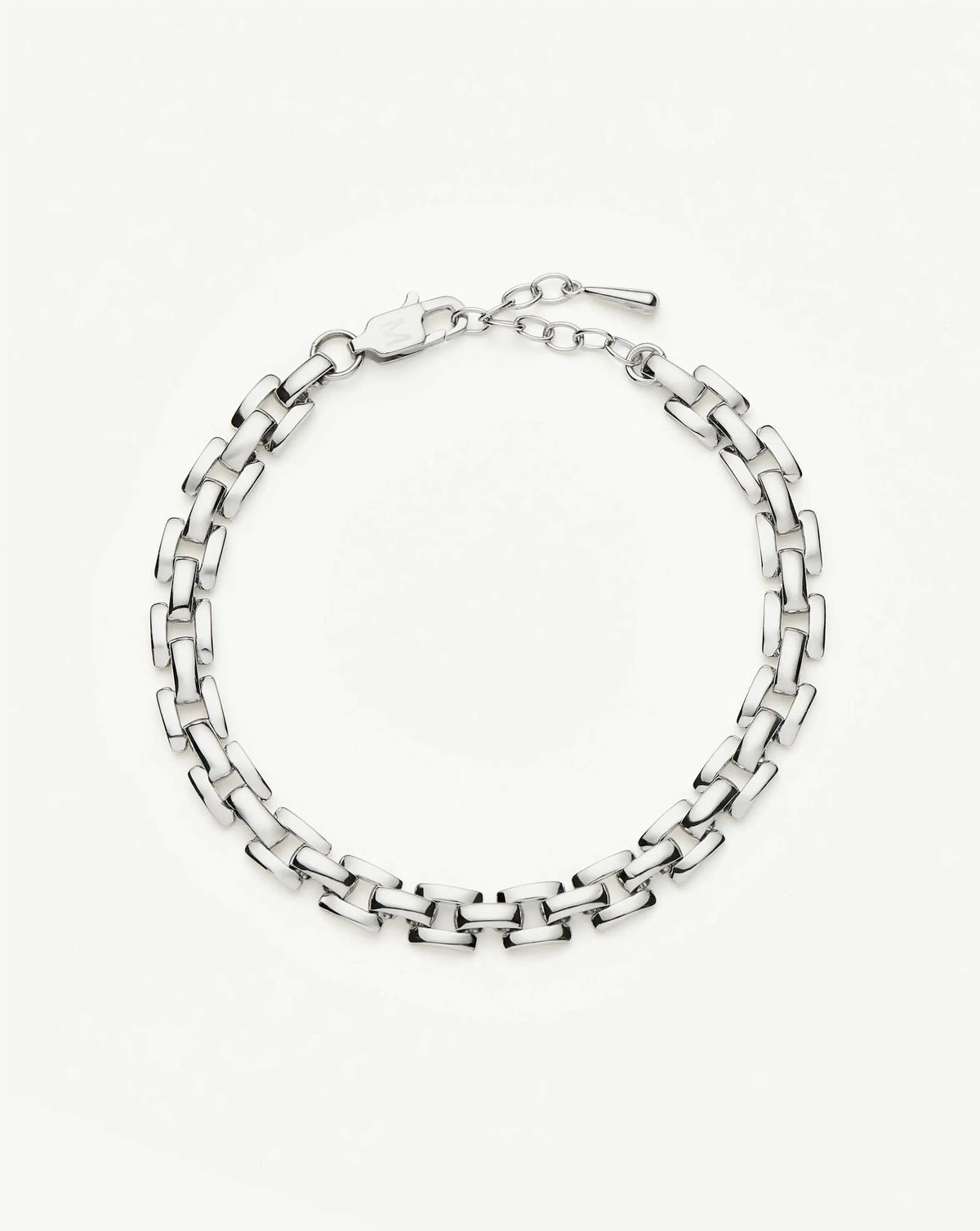 Timepiece Link Chain Bracelet | Platinum Plated Bracelets Missoma 