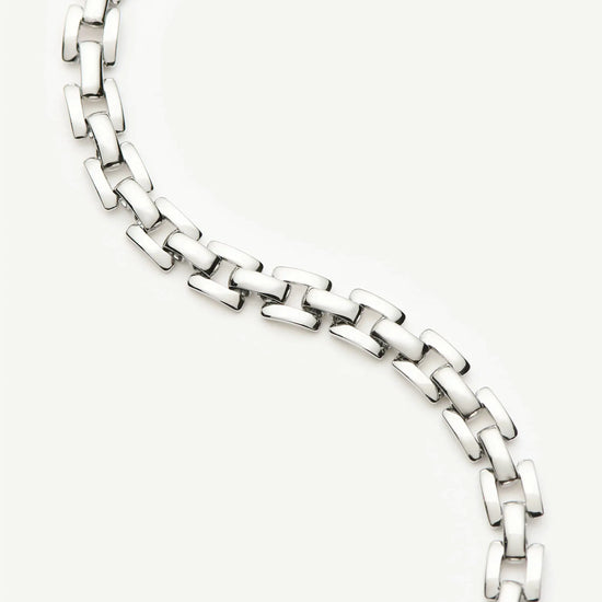 Timepiece Link Chain Bracelet | Platinum Plated Bracelets Missoma 