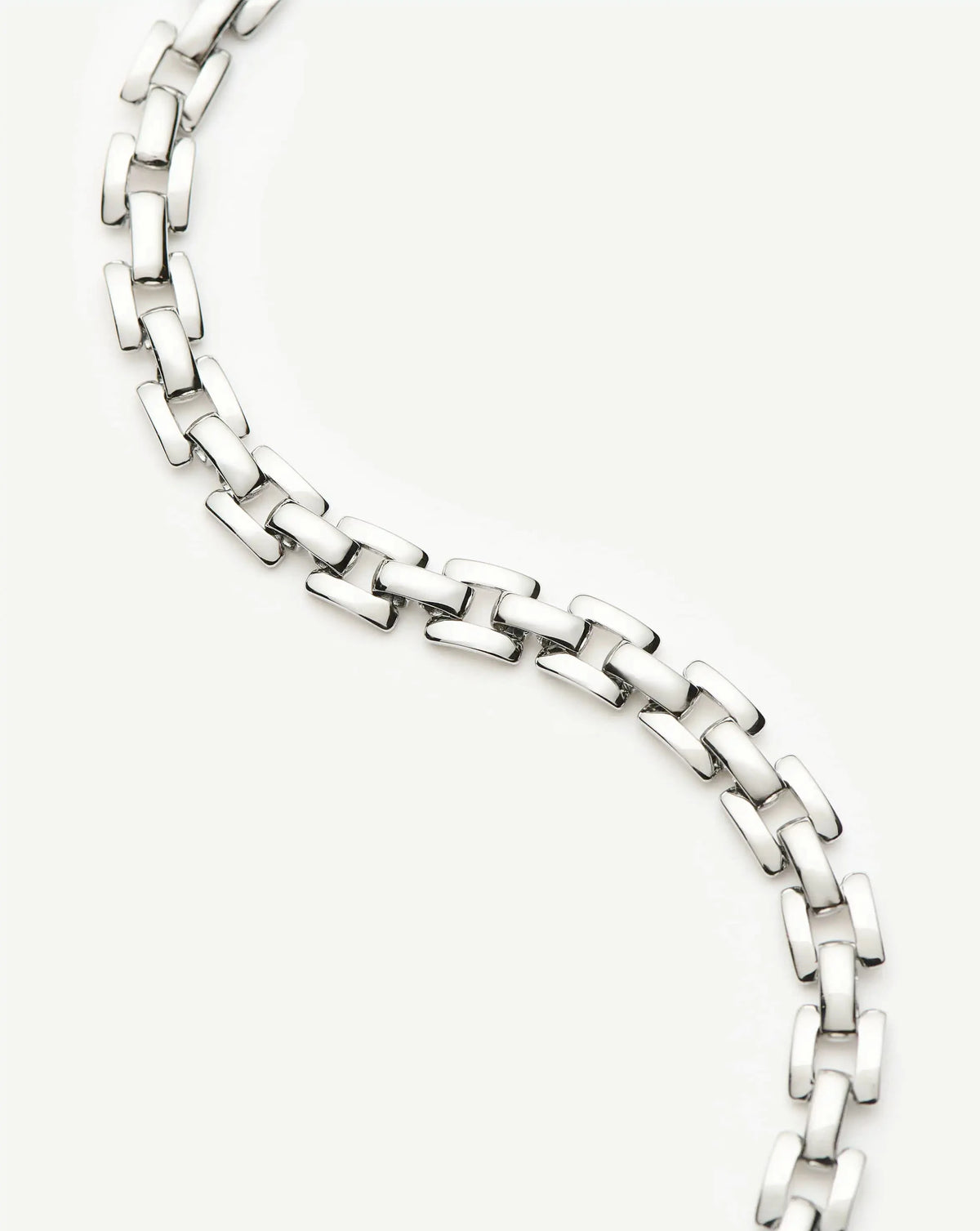Timepiece Link Chain Bracelet | Platinum Plated Bracelets Missoma 