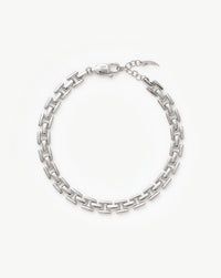 Timepiece Link Chain Bracelet | Silver Plated Bracelets Missoma 
