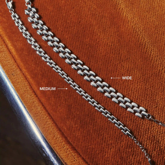 Timepiece Link Chain Bracelet | Silver Plated Bracelets Missoma 