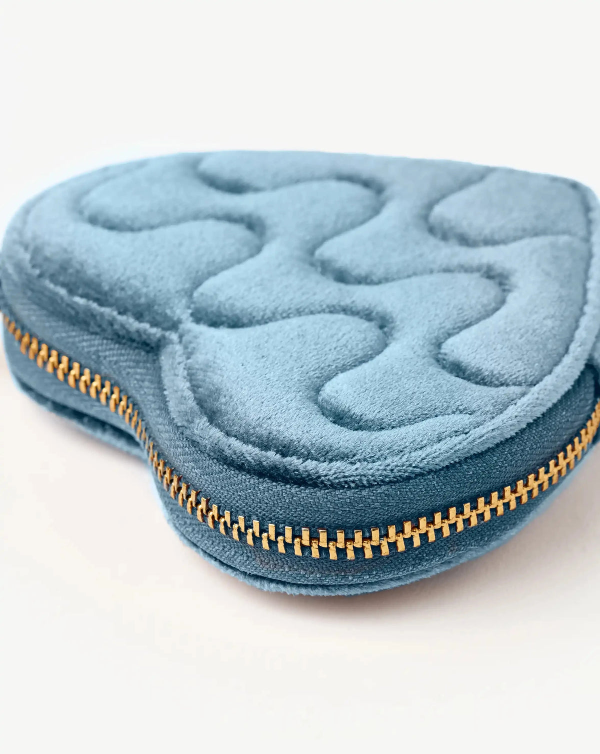 Velvet Heart Jewelry Pouch | Blue Steel Accessories Missoma 