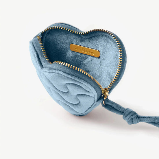 Velvet Heart Jewelry Pouch | Blue Steel Accessories Missoma 