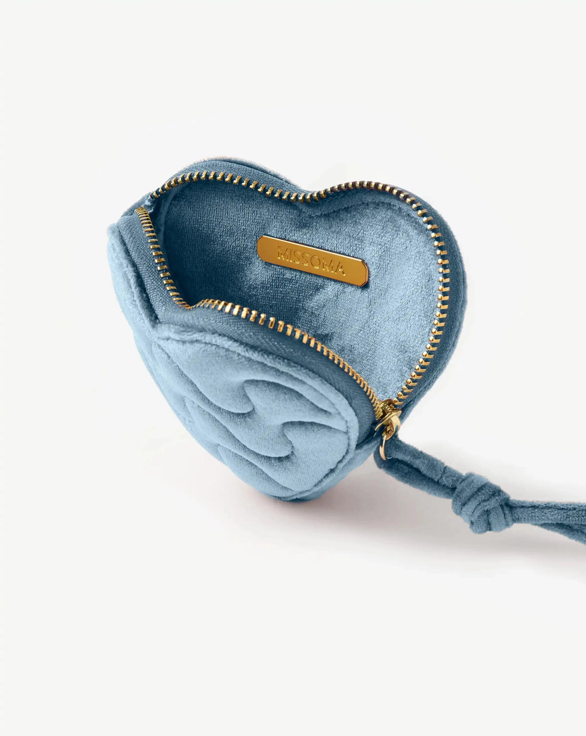 Velvet Heart Jewelry Pouch | Blue Steel Accessories Missoma 