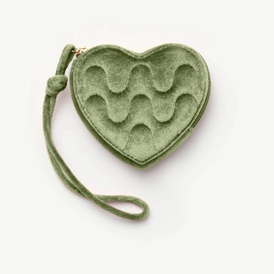 Velvet Heart Jewelry Pouch | Green Sage Accessories Missoma 