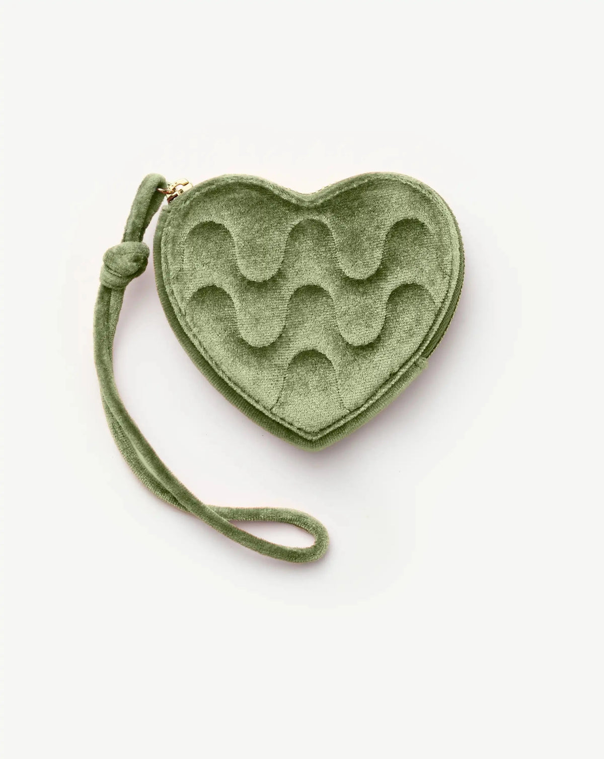 Velvet Heart Jewelry Pouch | Green Sage Accessories Missoma 