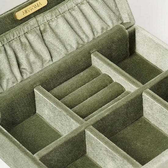 Velvet Jewelry Box | Sage Green Accessories Missoma 
