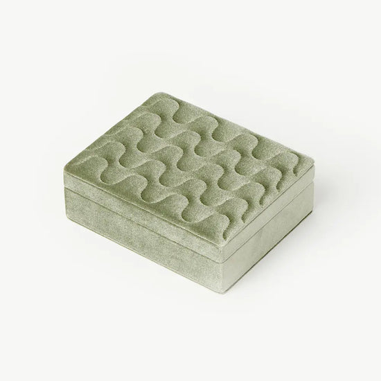 Velvet Jewelry Box | Sage Green Accessories Missoma 