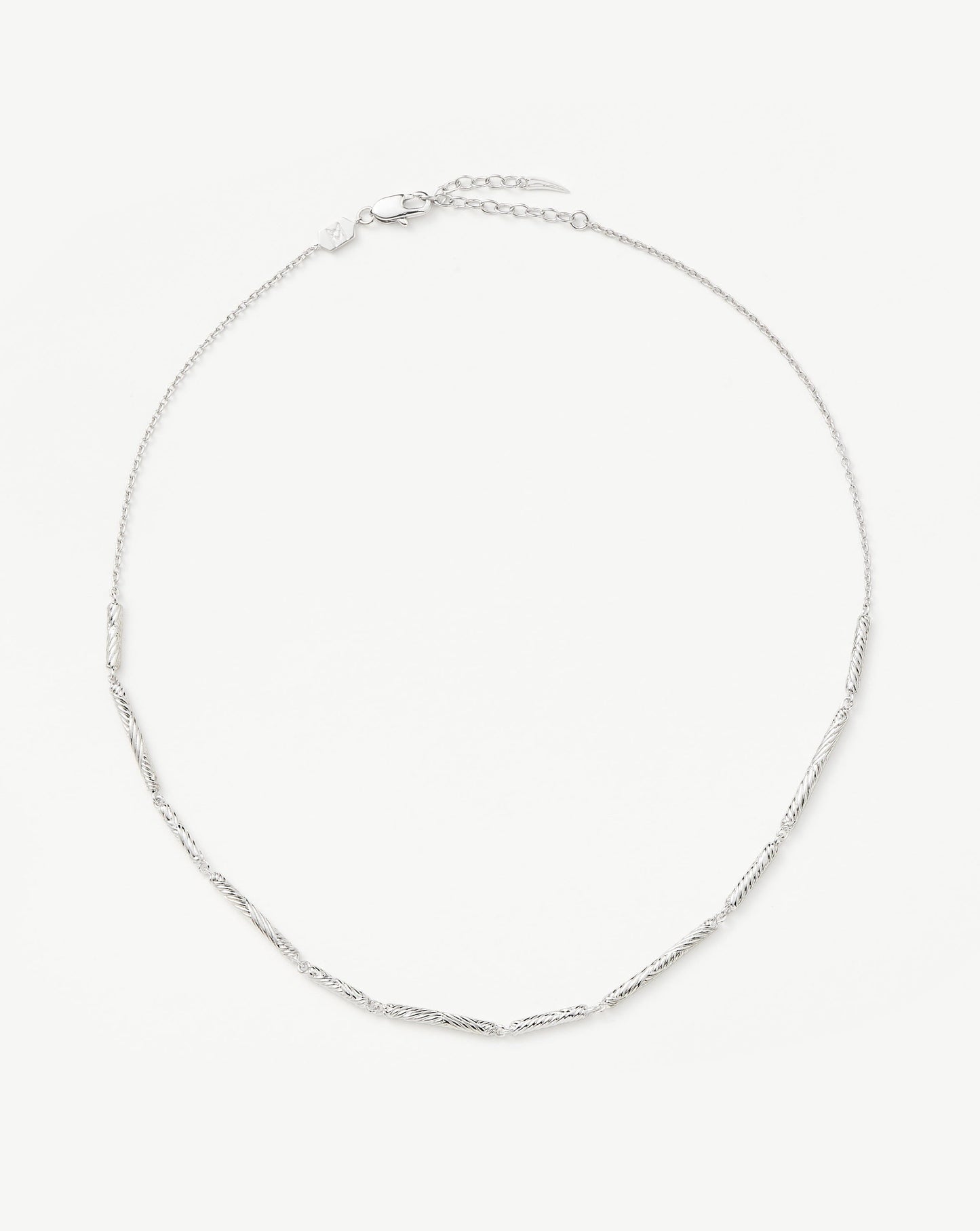 Wavy Ridge Chain Choker Necklaces Missoma 