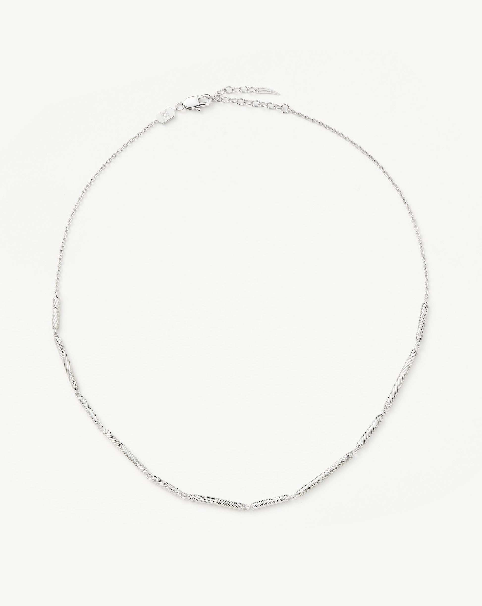 Wavy Ridge Chain Choker Necklaces Missoma 