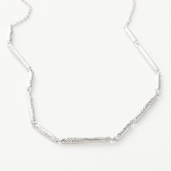 Wavy Ridge Chain Choker Necklaces Missoma 