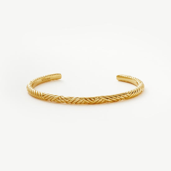 Wavy Ridge Gemelli Cuff Bracelet Bracelets Missoma 