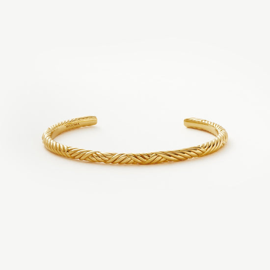 Wavy Ridge Gemelli Cuff Bracelet Bracelets Missoma 