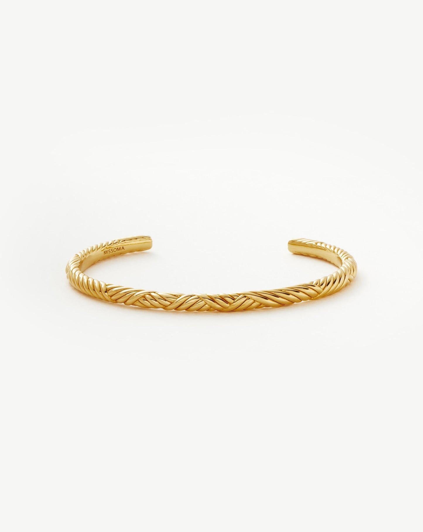 Wavy Ridge Gemelli Cuff Bracelet Bracelets Missoma 
