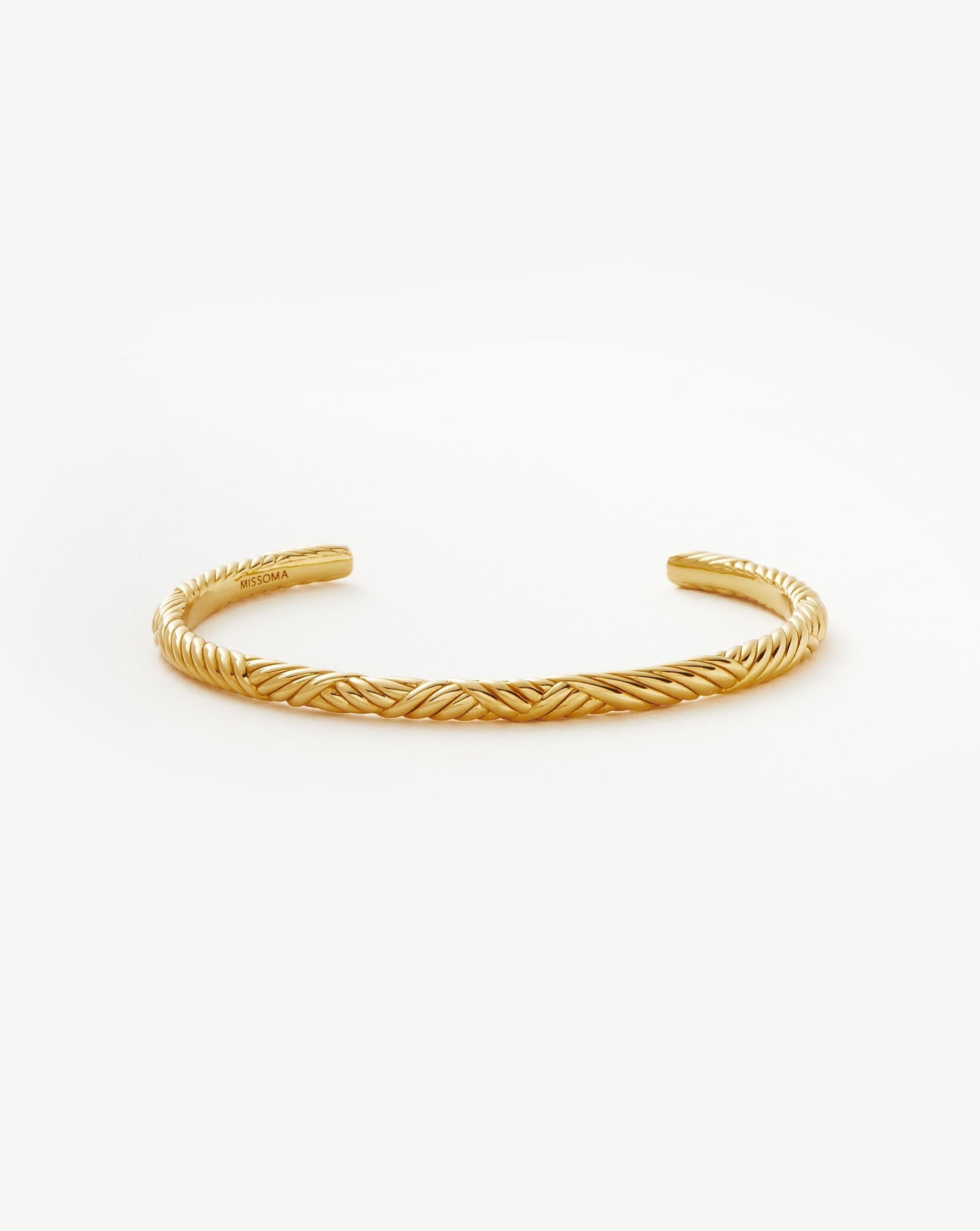 Wavy Ridge Gemelli Cuff Bracelet Bracelets Missoma 
