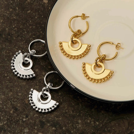 Zenyu Fan Chandelier Hoop Earrings Earrings Missoma 