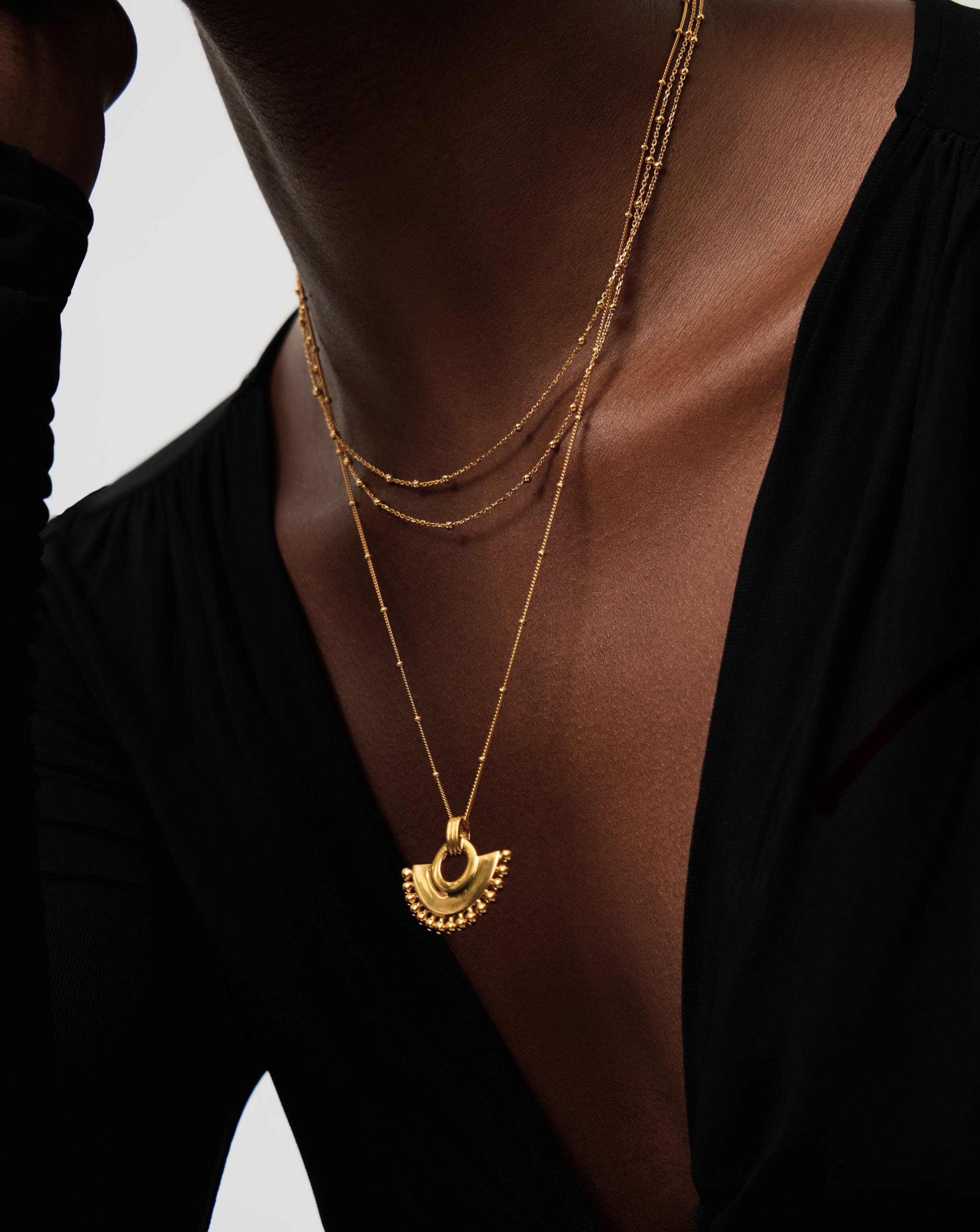 Zenyu Fan Necklace | 18k Gold Plated Necklaces Missoma 