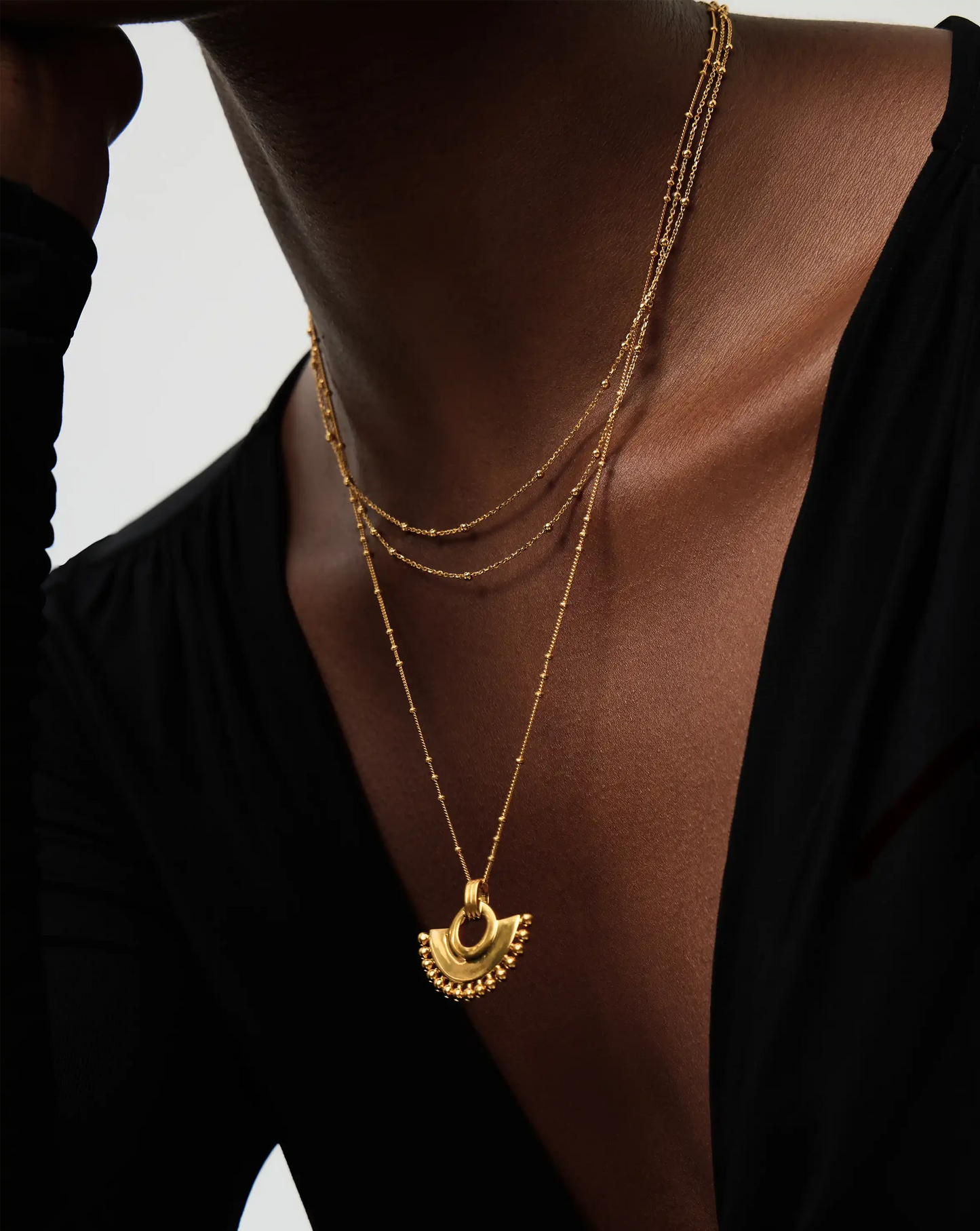 Zenyu Fan Necklace | 18k Gold Plated Necklaces Missoma 