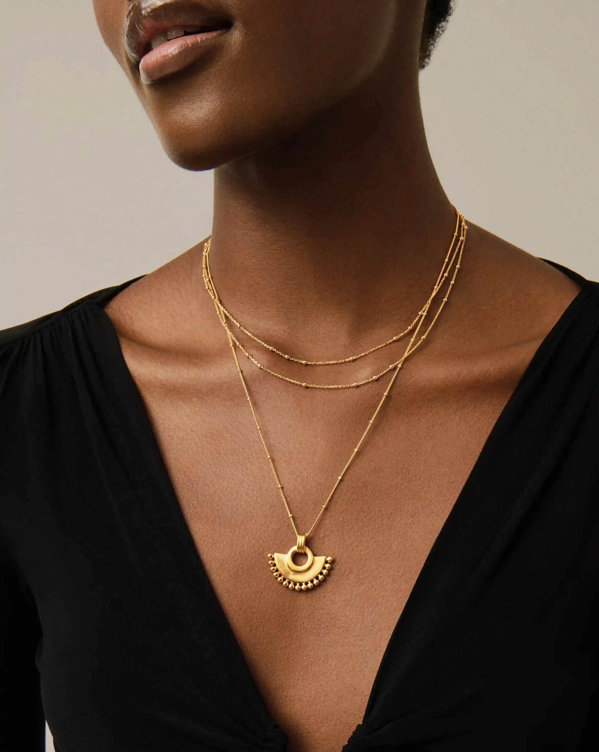 Zenyu Fan Necklace | 18k Gold Plated Necklaces Missoma 