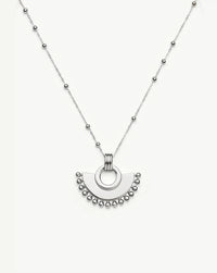 Zenyu Fan Necklace | Silver Plated Necklaces Missoma 