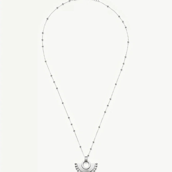 Zenyu Fan Necklace | Silver Plated Necklaces Missoma 