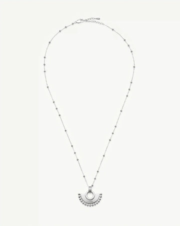Zenyu Fan Necklace | Silver Plated Necklaces Missoma 