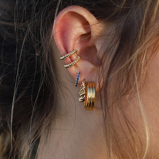 Ancien Hoop Earrings | 18ct Gold Plated Vermeil Earrings Missoma 