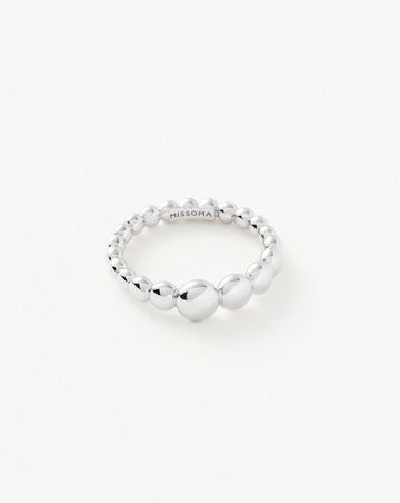 Articulated Beaded Stacking Ring | Sterling Silver Rings Missoma 
