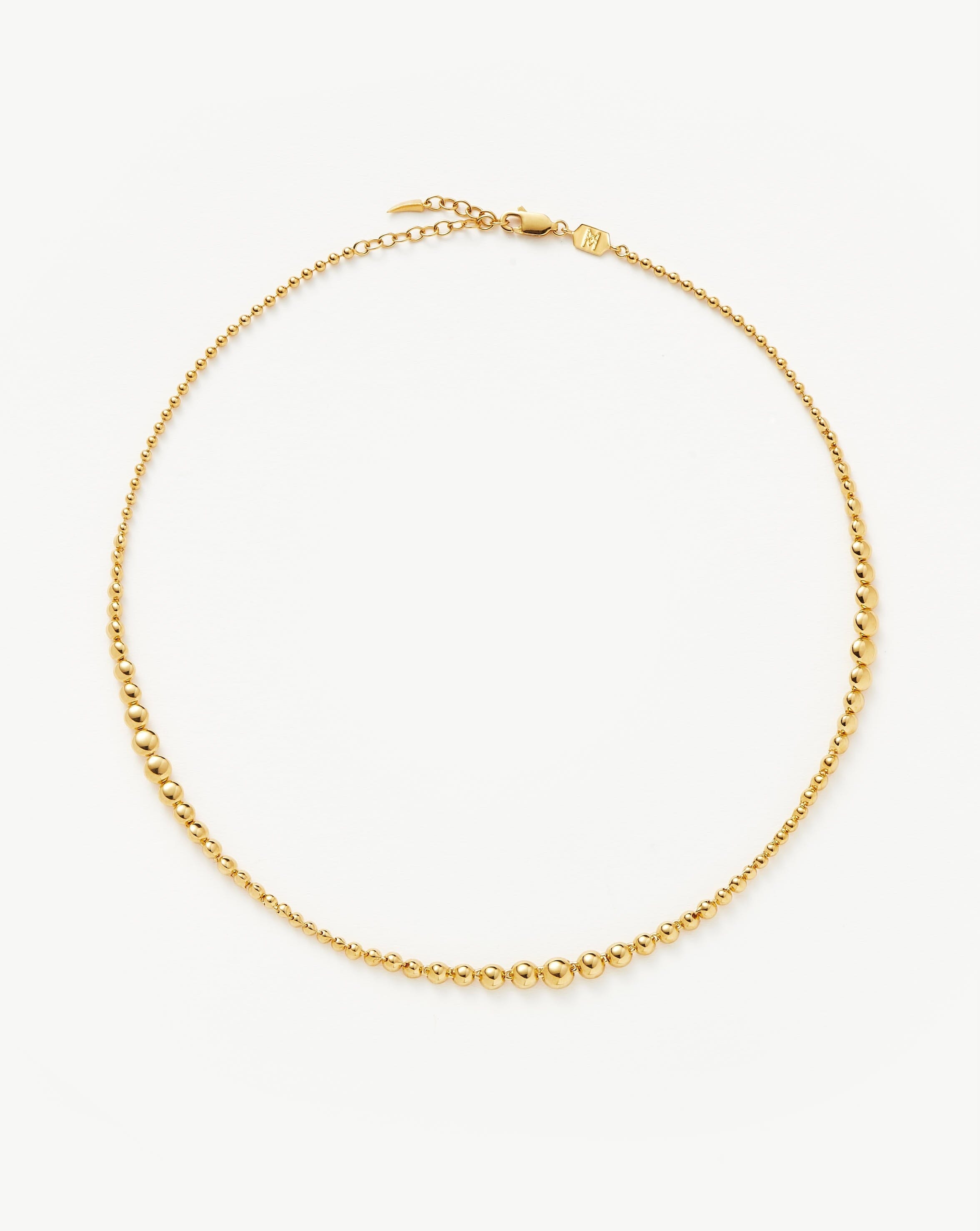 Missoma Twisted Chain Choker 18ct Gold Plated Vermeil