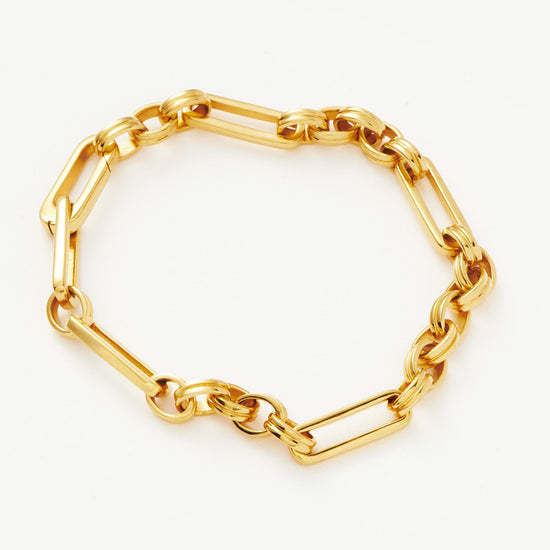 Axiom Chain Bracelet | 18ct Gold Plated Bracelets Missoma 