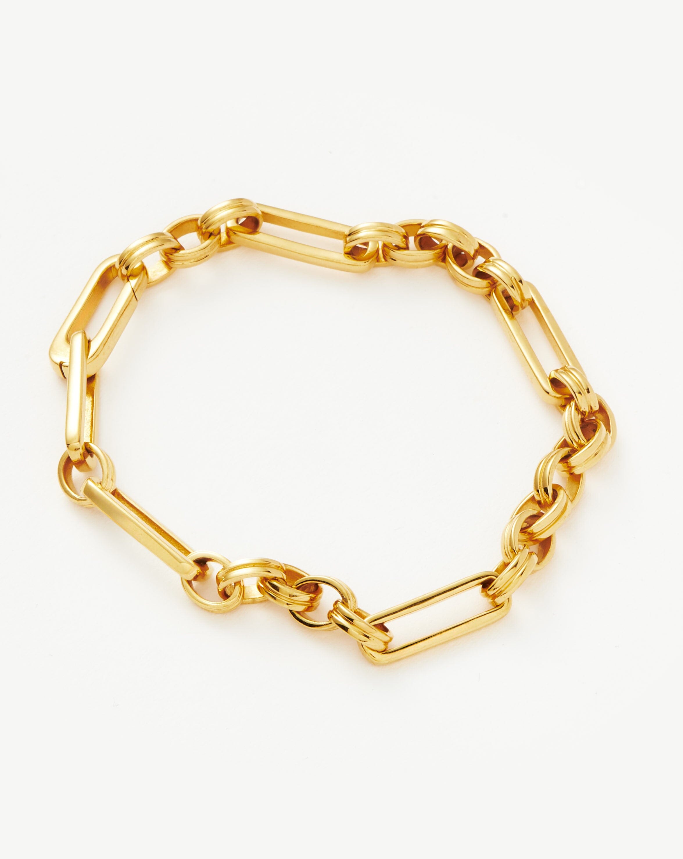 Tiffany 1837™ Interlocking Circles Chain Bracelet in Yellow Gold