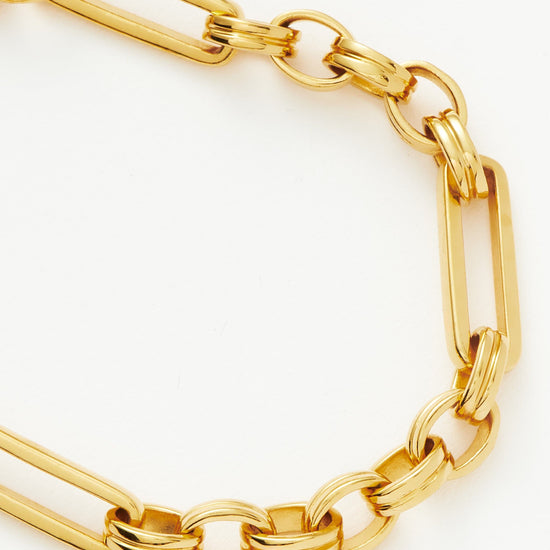 Axiom Chain Bracelet | 18ct Gold Plated Bracelets Missoma 
