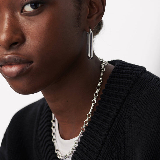 Axiom Chain Necklace | Silver Plated Necklaces Missoma 