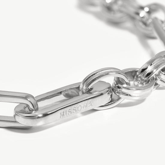 Axiom Chain Necklace | Silver Plated Necklaces Missoma 