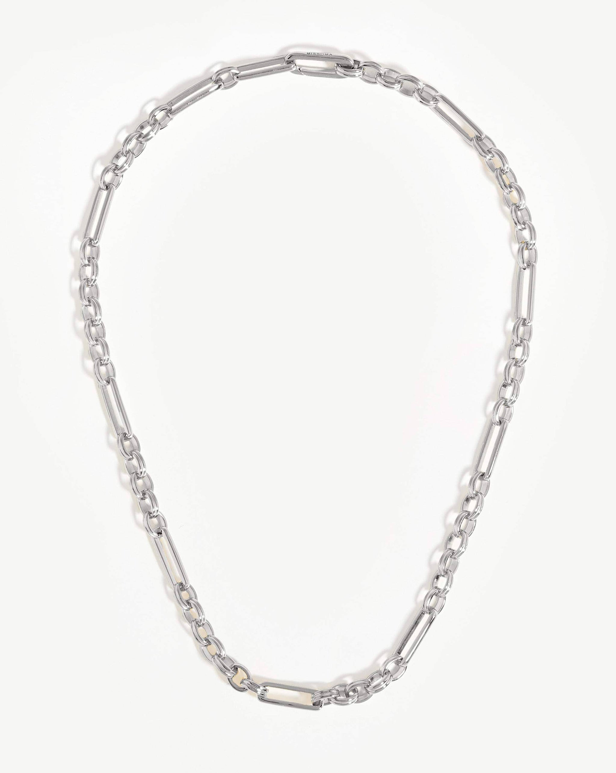 Axiom Chain Necklace | Silver Plated Necklaces Missoma 