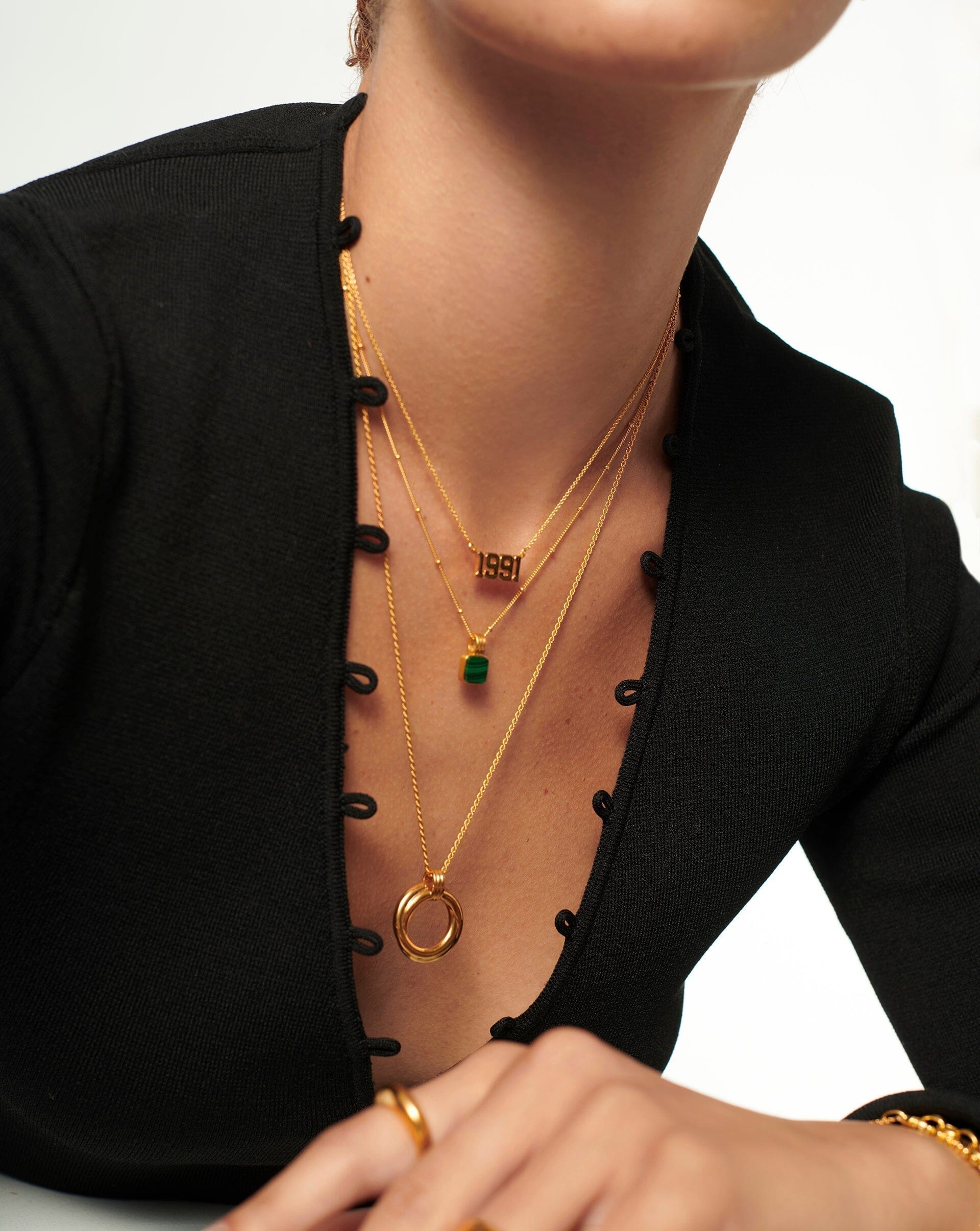 Birth Year Necklace - Year 1991 | 18ct Gold Plated Vermeil Necklaces Missoma 