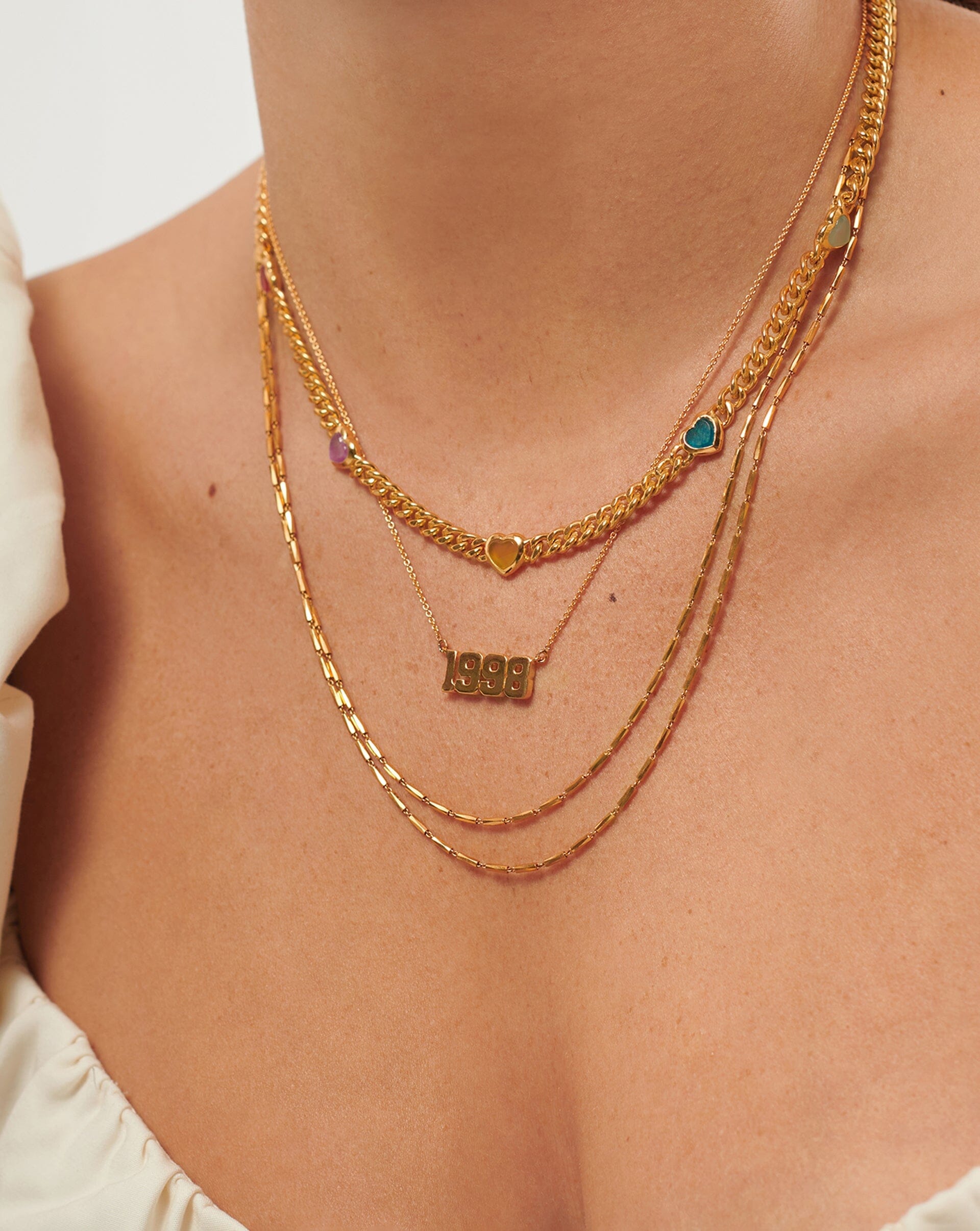 Birth Year Necklace - Year 1998 | 18ct Gold Plated Vermeil Necklaces Missoma 