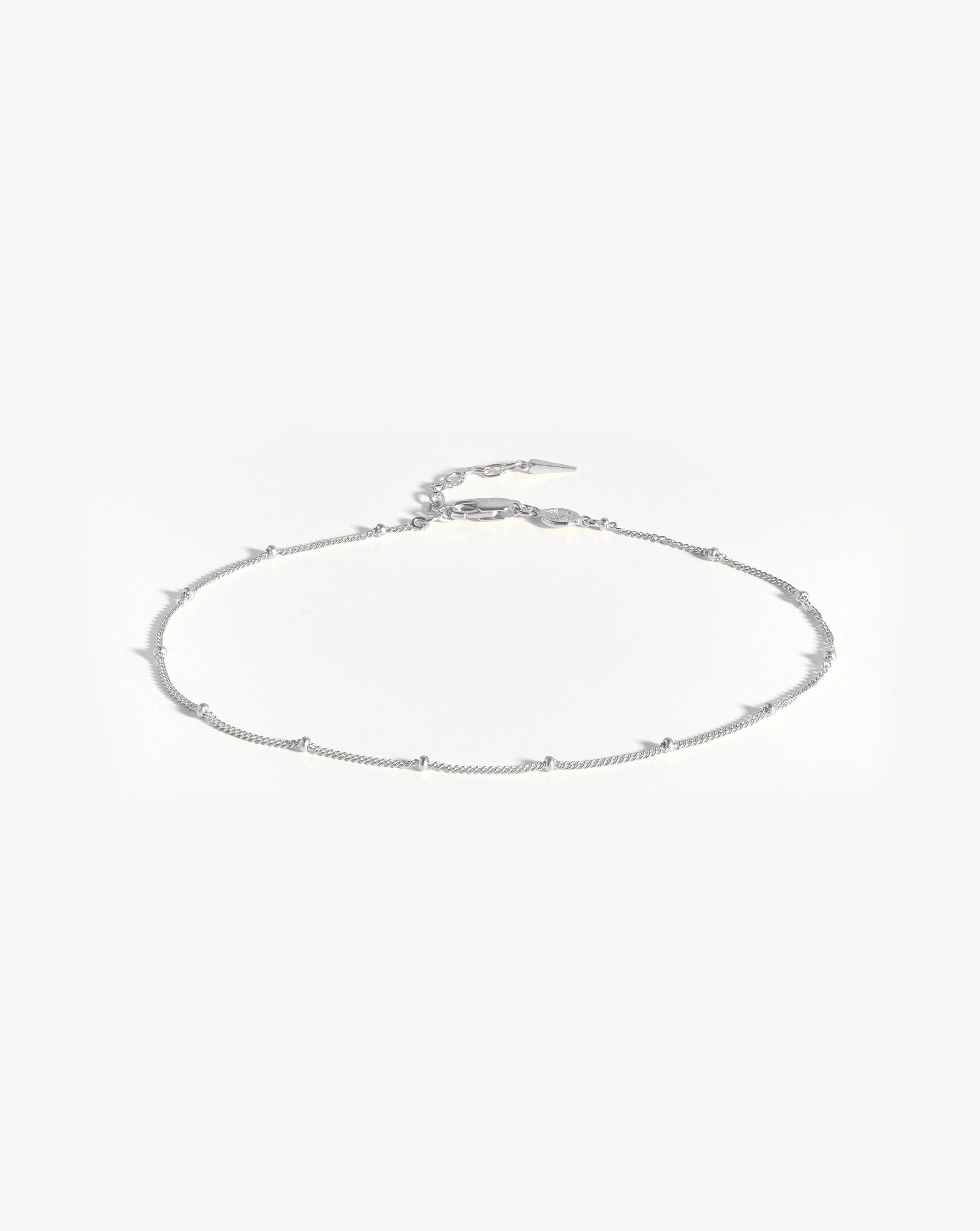 Bobble Chain Anklet | Sterling Silver Anklets Missoma 