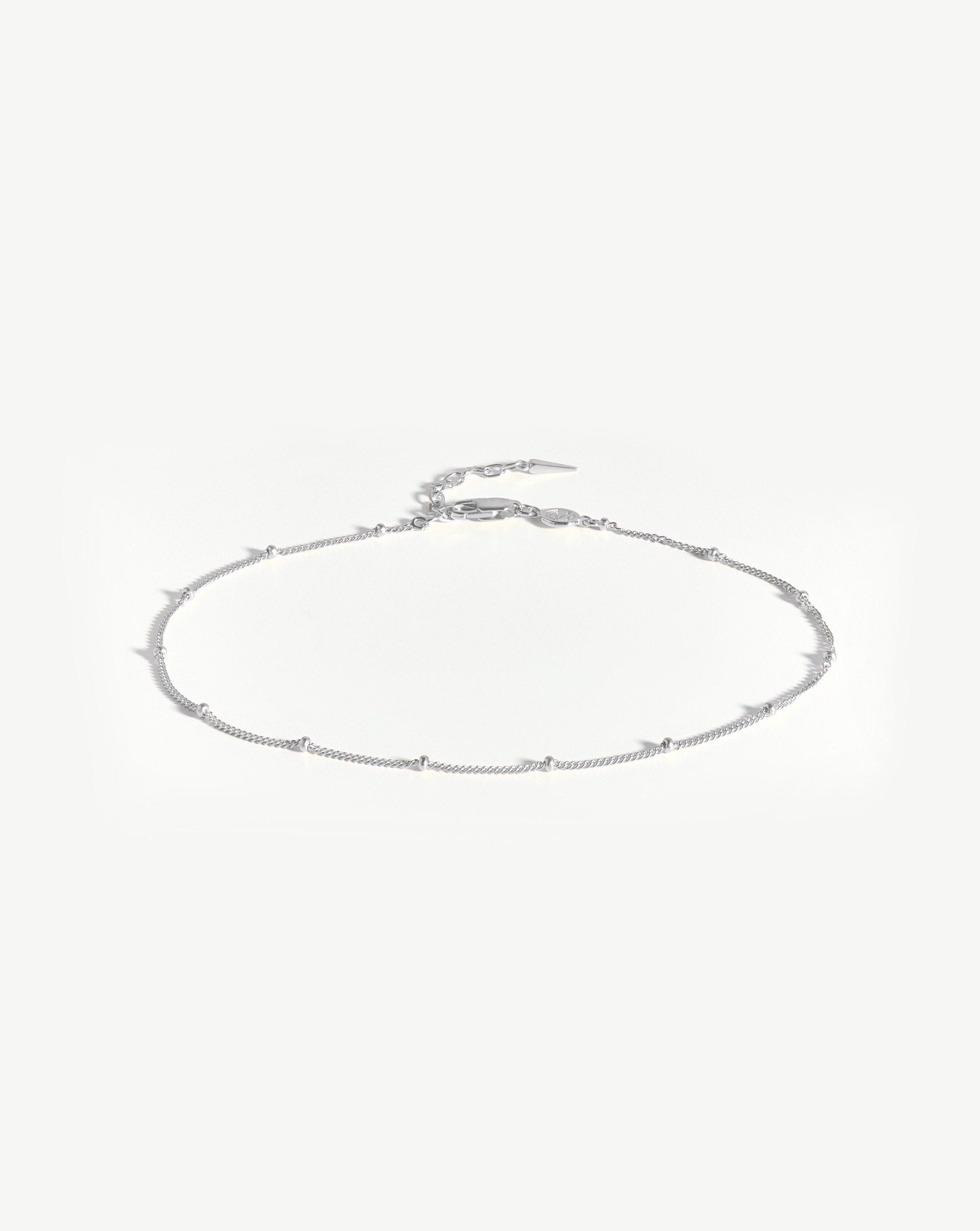 Bobble Chain Anklet | Sterling Silver Anklets Missoma 