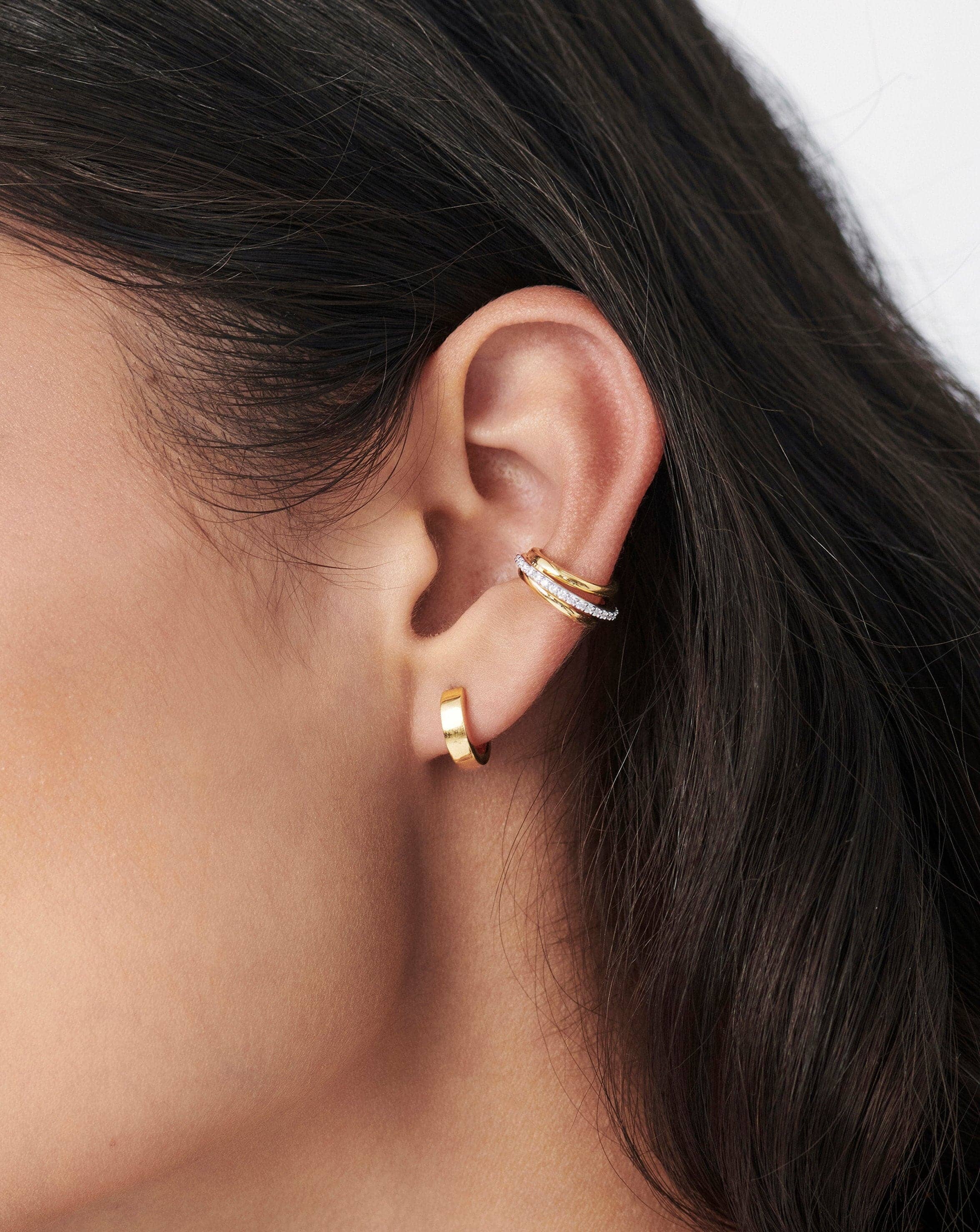 Gold plated ear on sale cuff