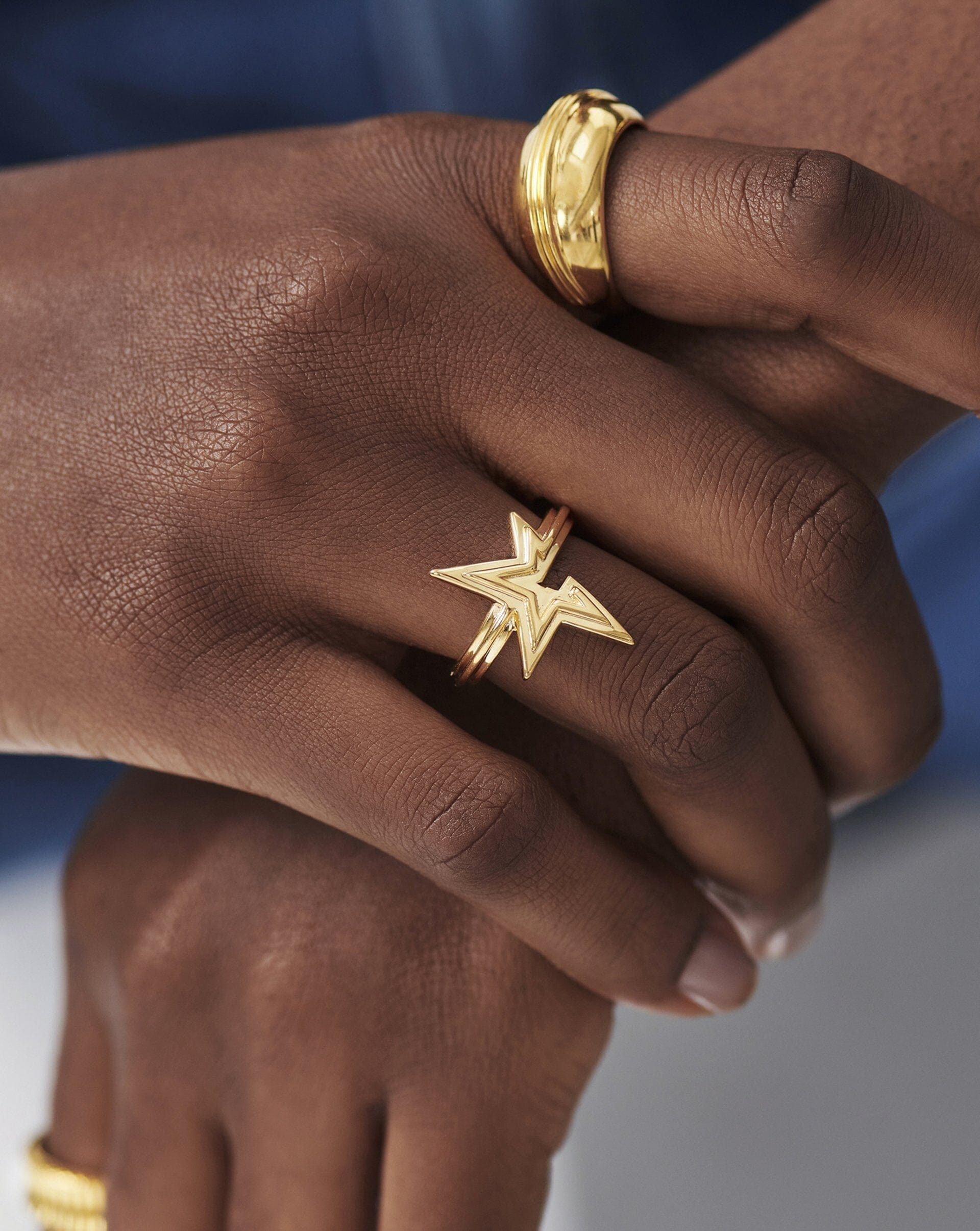 Tiny Charms II by Megu's Attic 59. Gold Starfish / Jump Ring