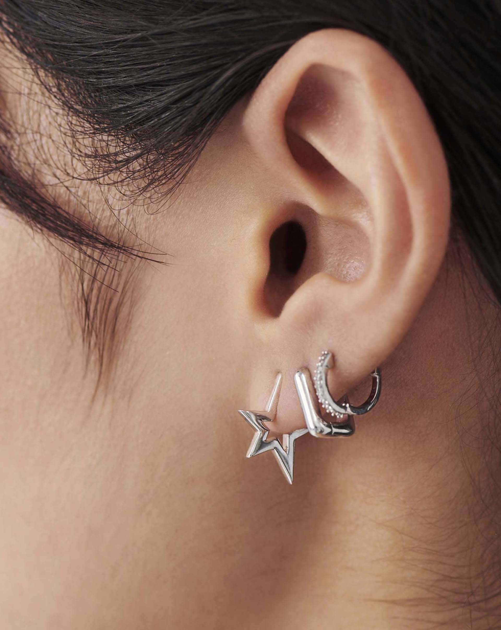 Celestial Star Huggies | Sterling Silver Earrings Missoma 