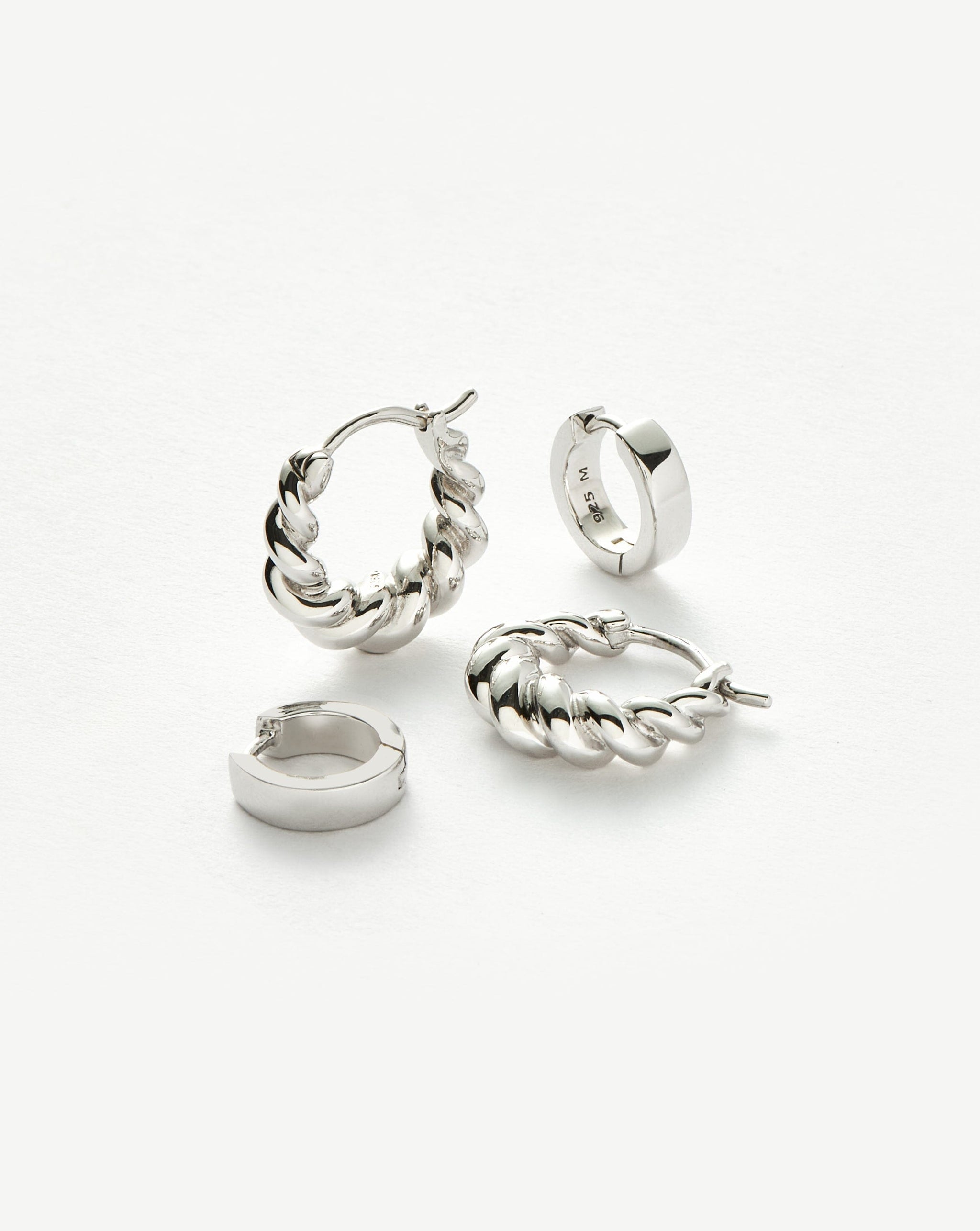 Chubby & Tidal Mini Hoop Earring Set Earrings Missoma 
