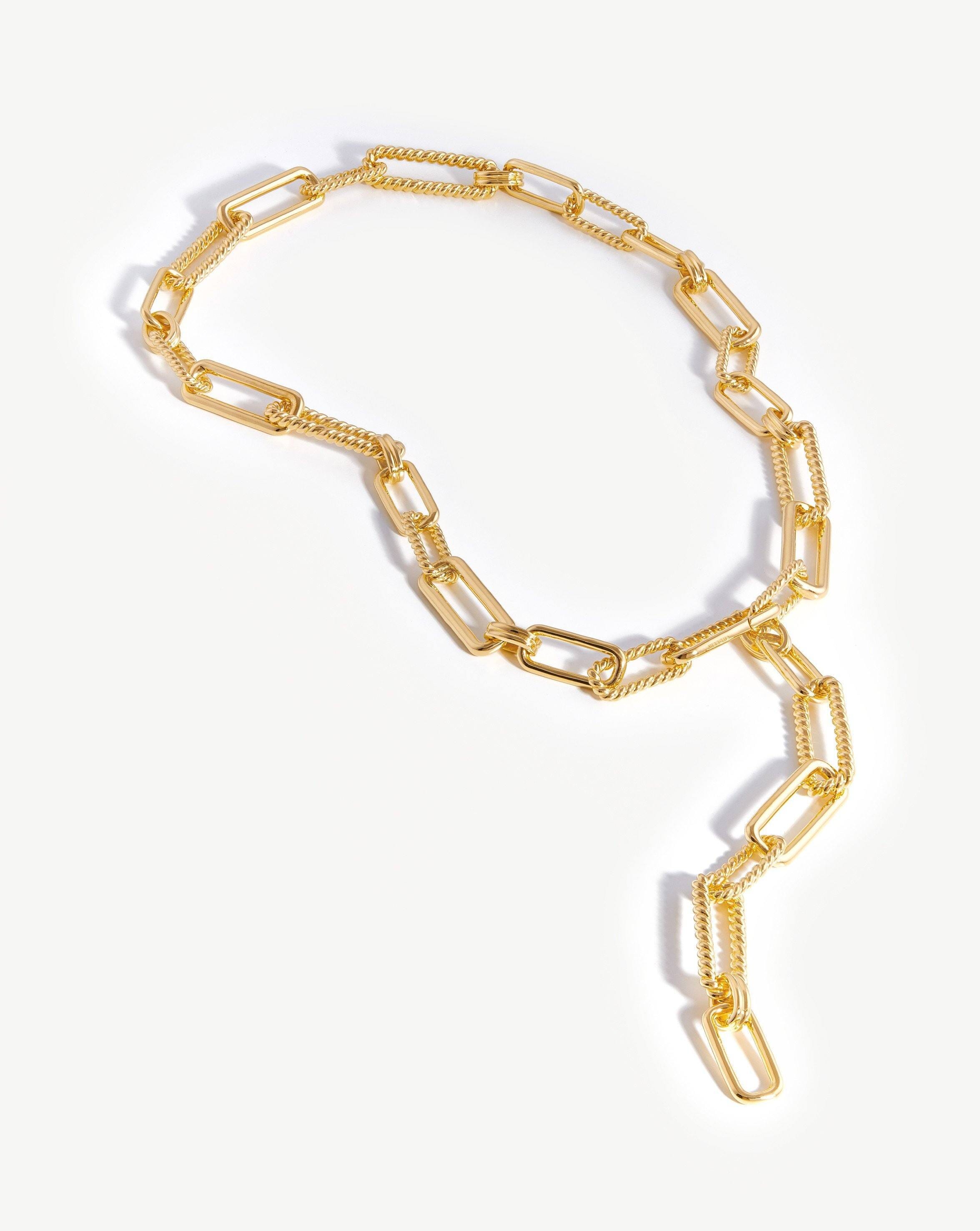 Chunky Radial Chain Belt | 18ct Gold Plated Accessories Missoma Limited 